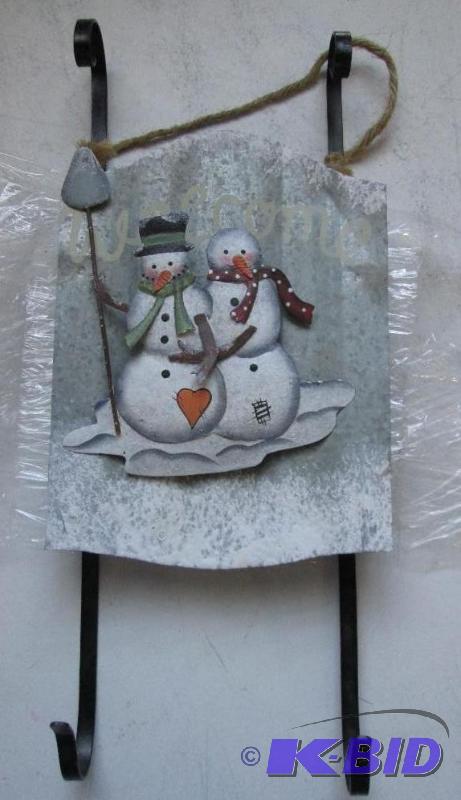 Metal sleigh hanger...