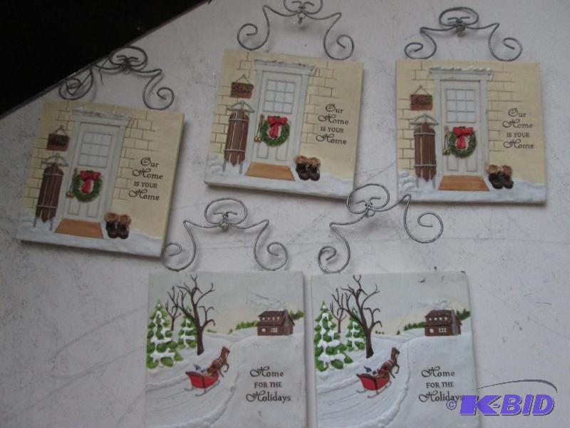 Lot of 4 inch magnetic decorative tiles...