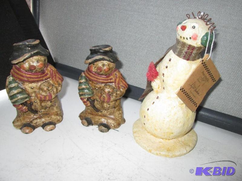 Snowman figures...