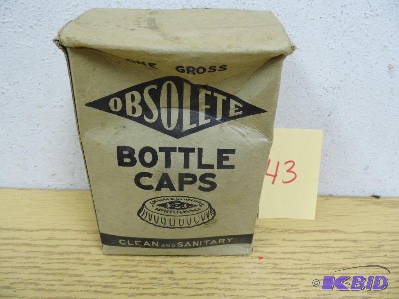 Sealed Box Obsolete Bottle Caps
