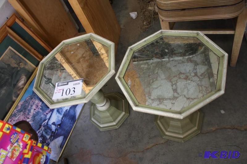 lot 103 image: Living Room End Tables