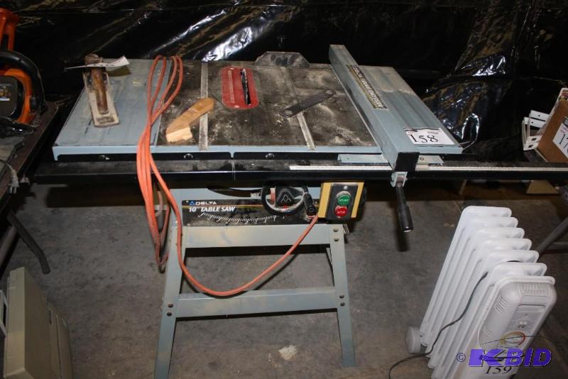 lot 158 image: Delta Table Saw