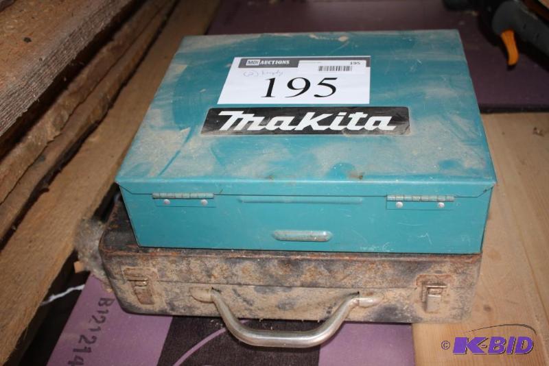 lot 195 image: Empty Power Tool Cases
