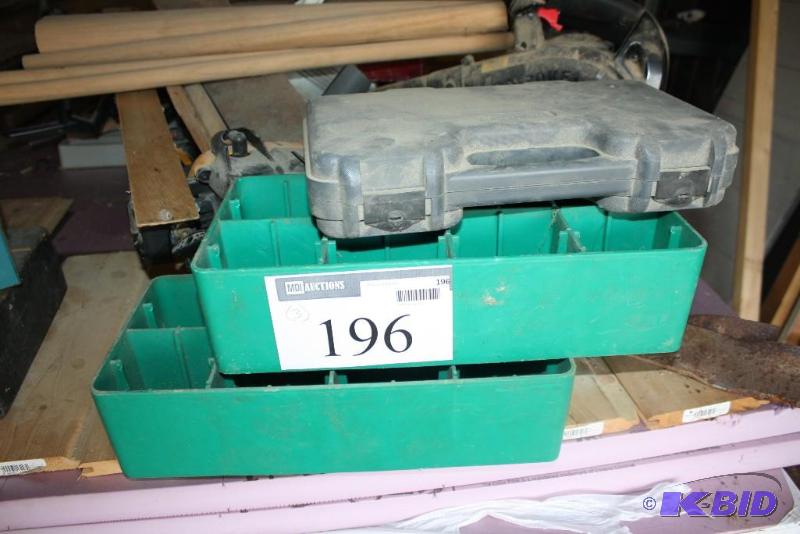 lot 196 image: Empty Power Tool Case & Containers