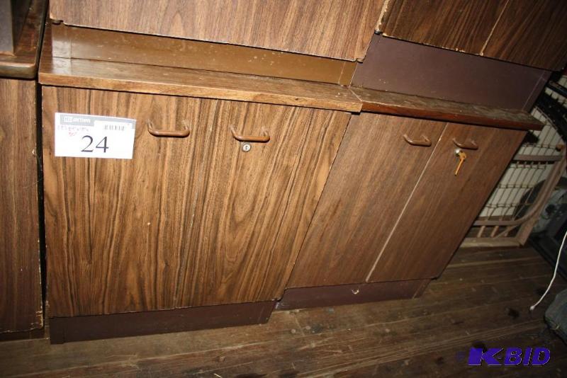 lot 24 image: Storage Cabinets