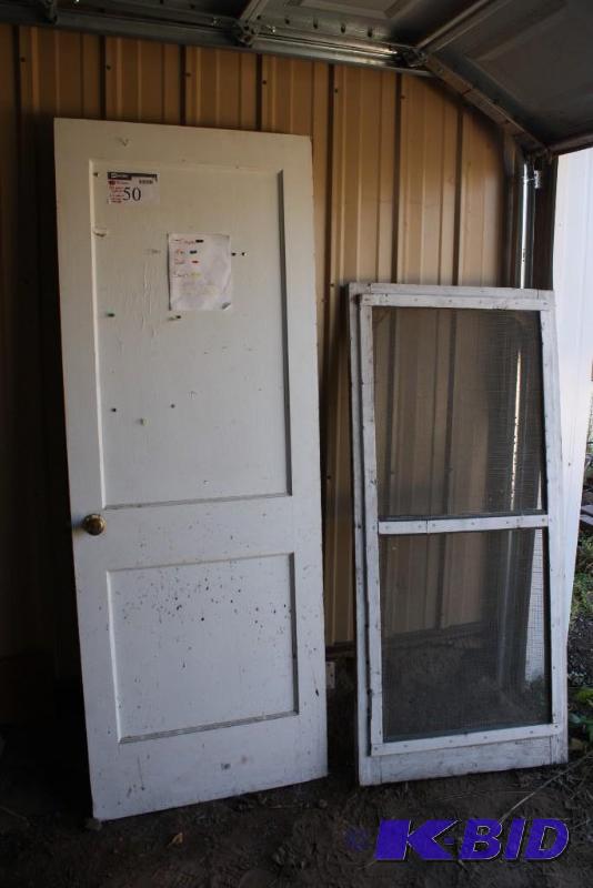 lot 50 image: Screen Doors & Exterior Door