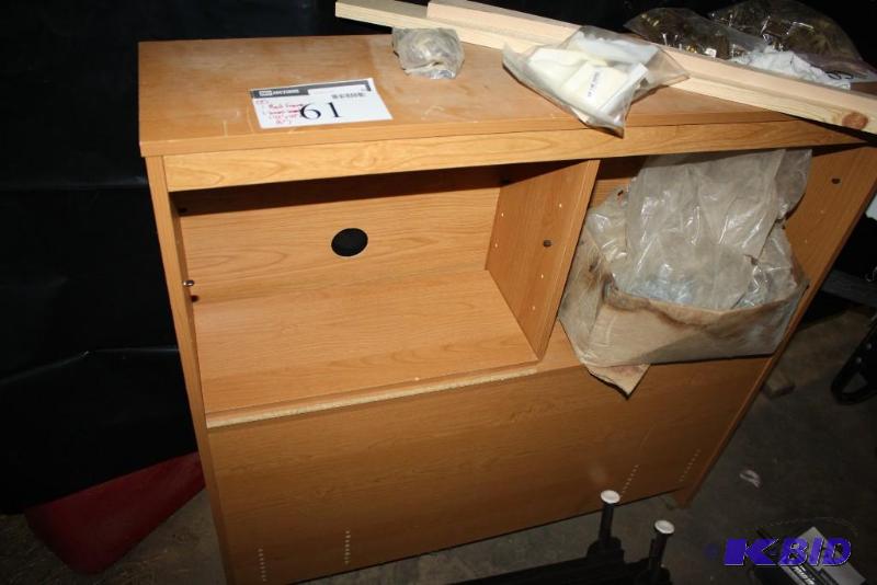 lot 61 image: Bed Frame & Organizational Head Board