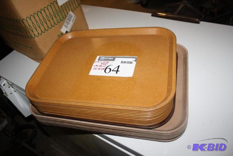 lot 64 image: Lunch Trays