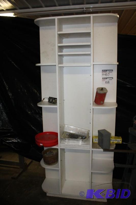 lot 67 image: Wooden Display Shelf