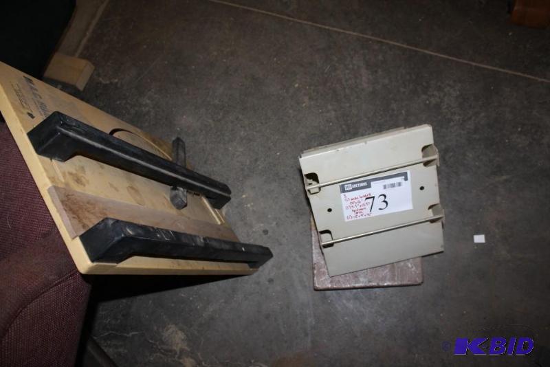 lot 73 image: MacBoard Cutting Jig Hardware Case Metal Container