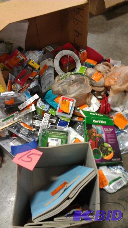 lot 15 image: Hardware Store Misc Box Lot. View photos. Ret...