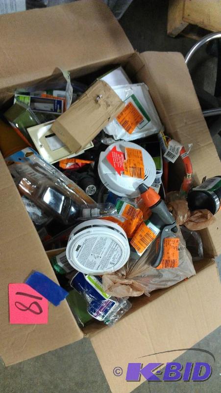 lot 18 image: Hardware Store Misc Box Lot. View photos. Ret...