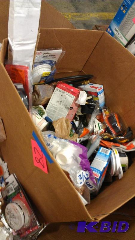 lot 28 image: Hardware Store Misc Box Lot. View photos. Ret...