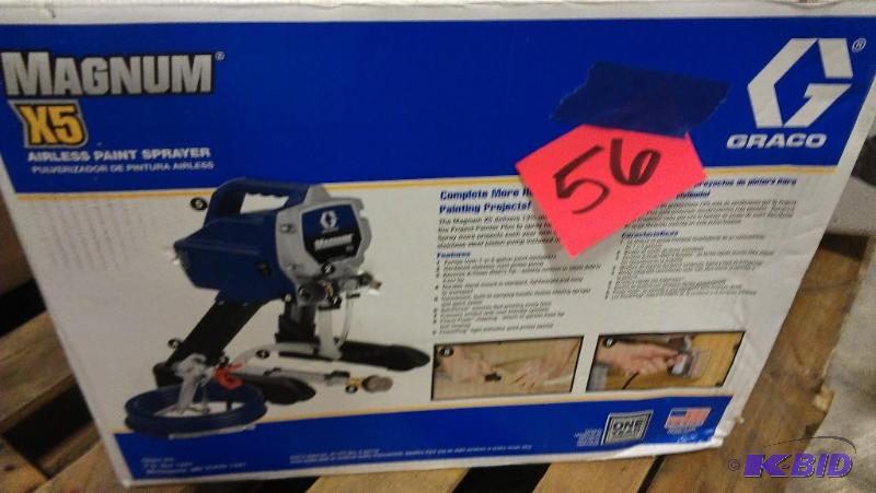 lot 56 image: Magnum Airless Paint Sprayer. See photos for ...