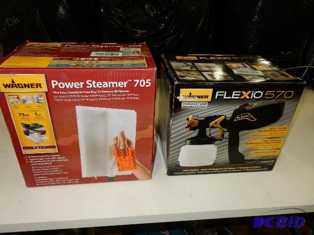lot 82 image: Wagner Power Steamer AND Flexio 570 Paint Spr...