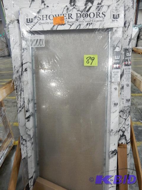 lot 89 image: Shower enclosure with Rain Tempered Glass. &n...