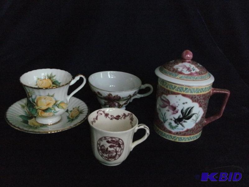 4 teacups. First little smaller one with no s...