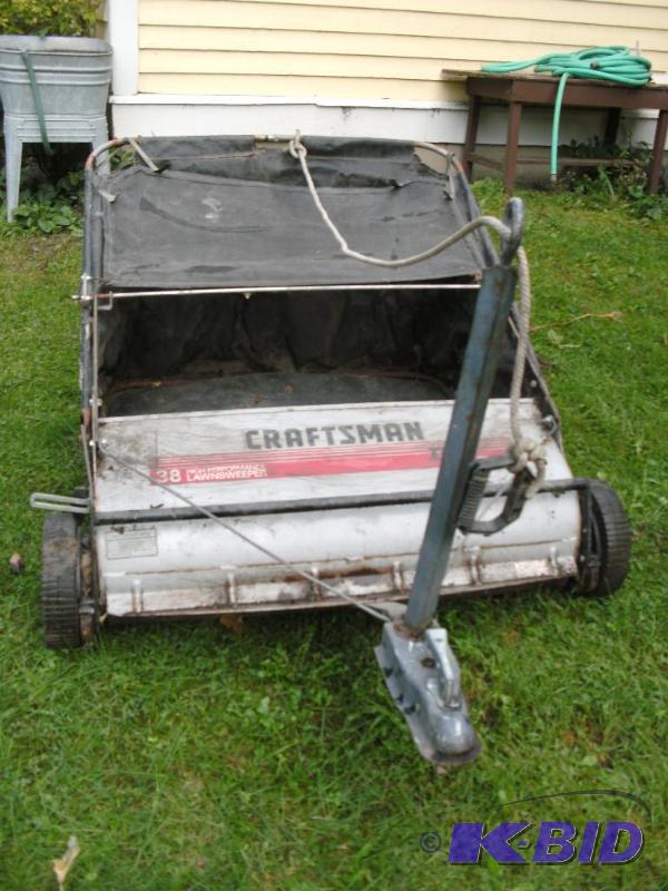 Sears Craftsman 38&quot lawn sweep. Owner sa...