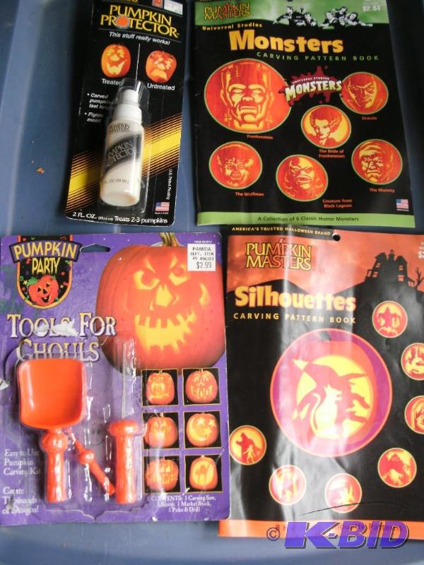 Pumpkin Carving Items. All NIP. 2 carving pat...