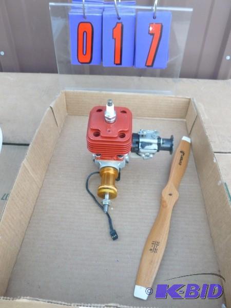 Flat of large gas powered motor. With walbaro...