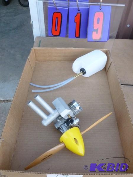 Gas engine with fuel cell. Nose cone and pro ...