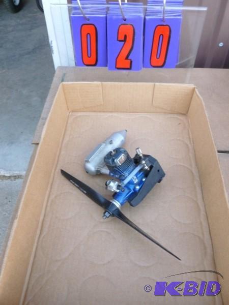 Used gas powered engine with muffler and poly...