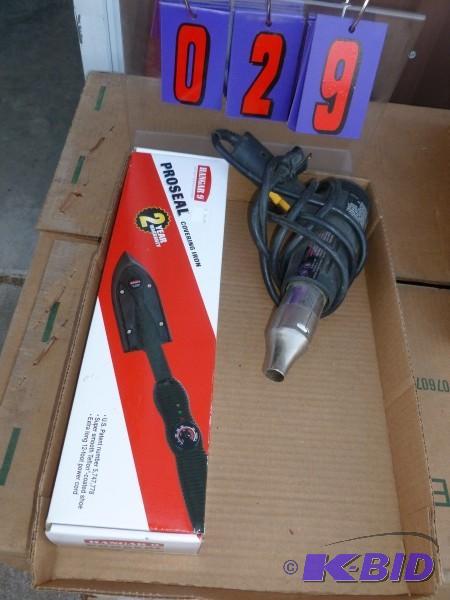 Flat of heat gun, flat iron. Good condition. ...