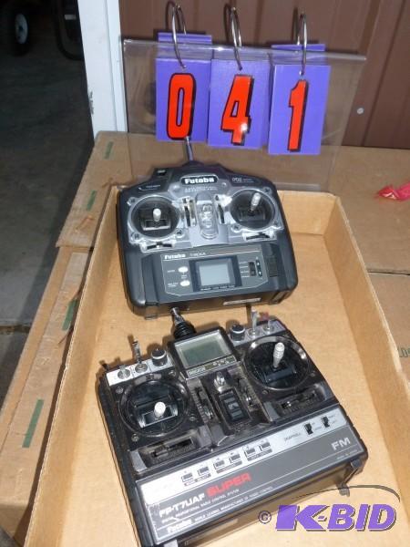Flat of 2 rc controllers. As shown. Condition...