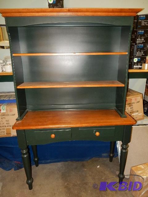 2 Part Butcherblock hutch
