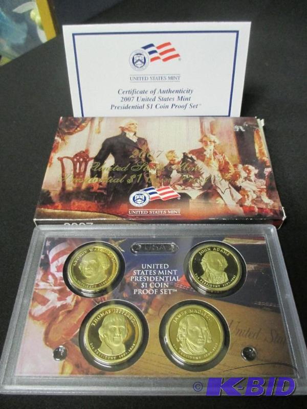2007 US Mint Presidential Proof Set