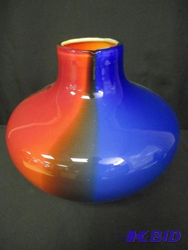 Polish Art Glass Vase