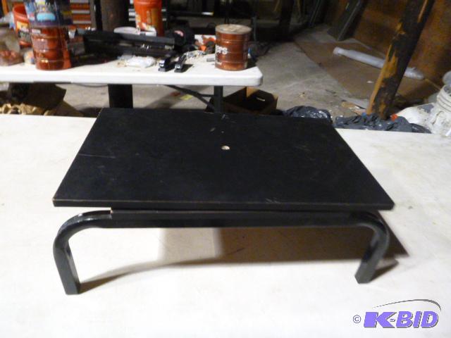 lot 102 image: Small Table with Swivel Top 8" X 19"...