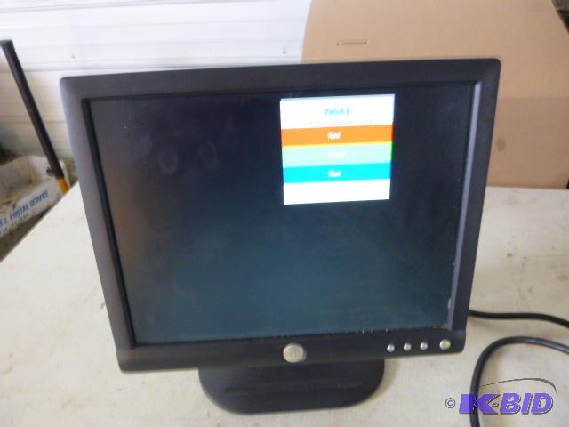 lot 12 image: Dell 15" Flat Screen Monitor Powers up....