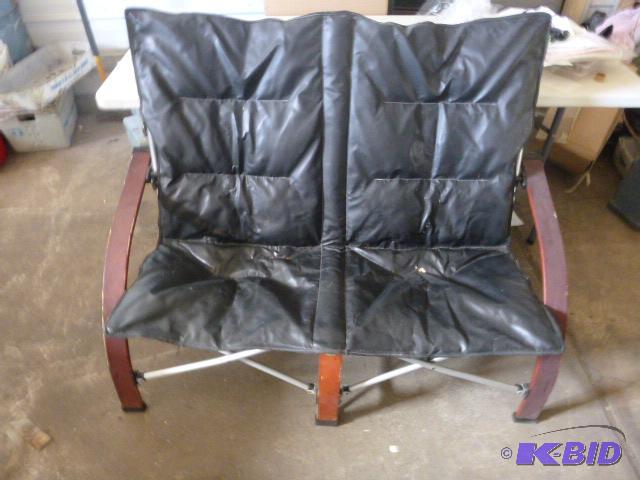 lot 152 image: Two Person Fold-Up Chair...