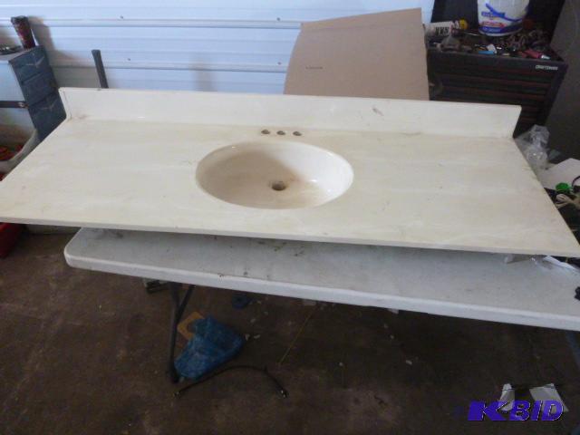 lot 158 image: Vanity Top 21" x 59"...