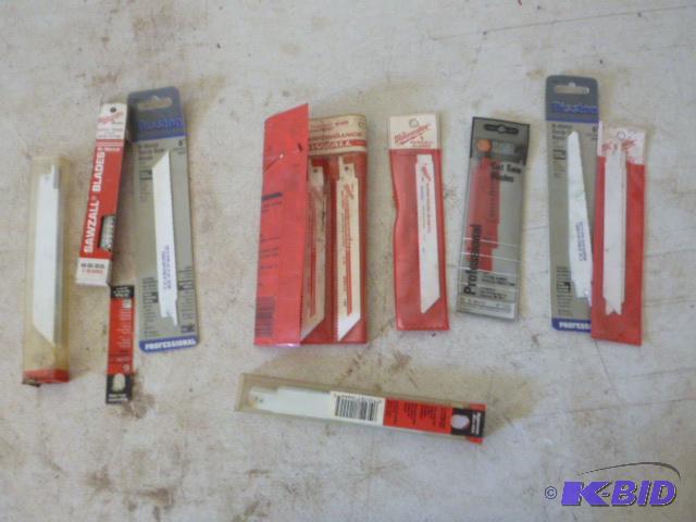 lot 193 image: Lot of New Sawzall Blades...