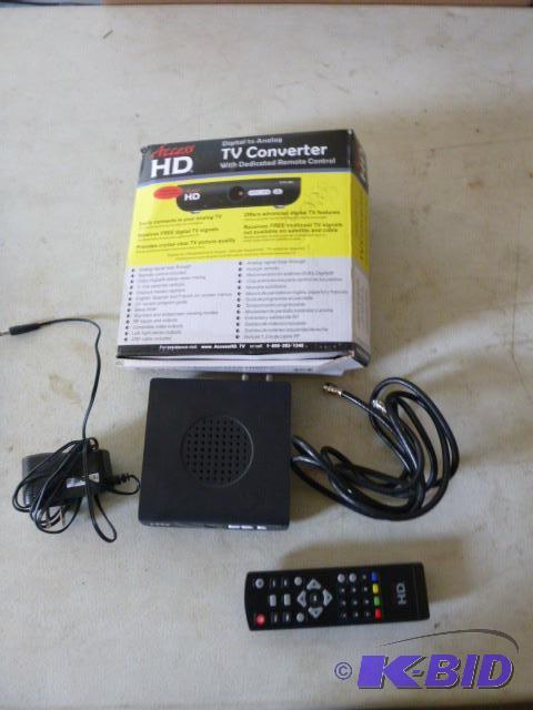 lot 23 image: Digital to Analog TV Converter...