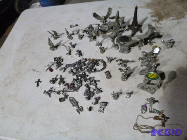 lot 245 image: Lot of Mini Metal Figurines ...