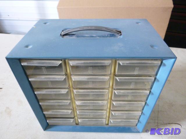 lot 42 image: Metal Storage Parts Bin...