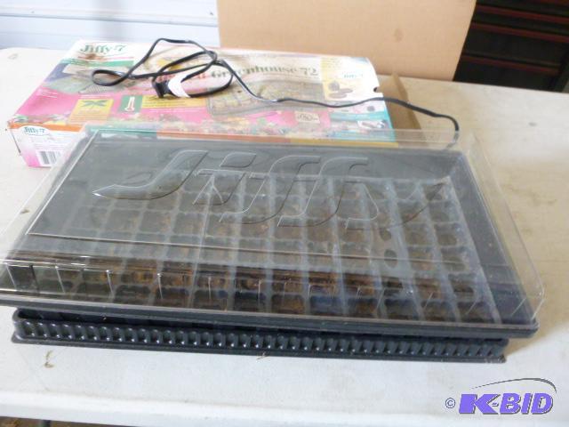 lot 46 image: Jiffy-7 Heated Green House...