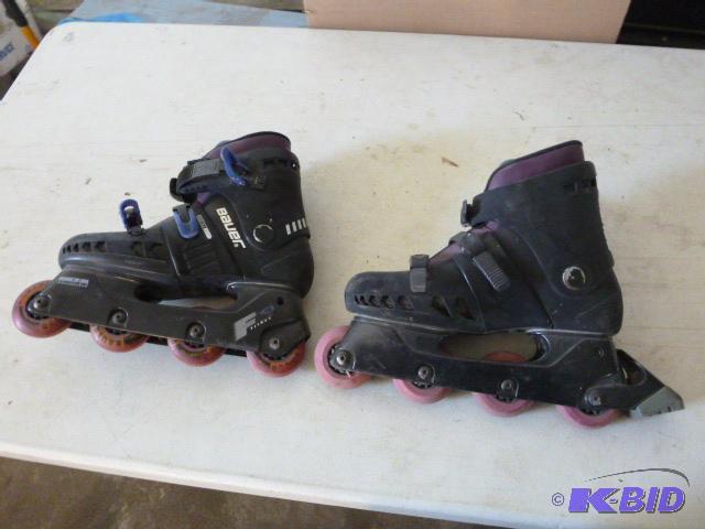 lot 73 image: Bauer Inline Skates Size 9...