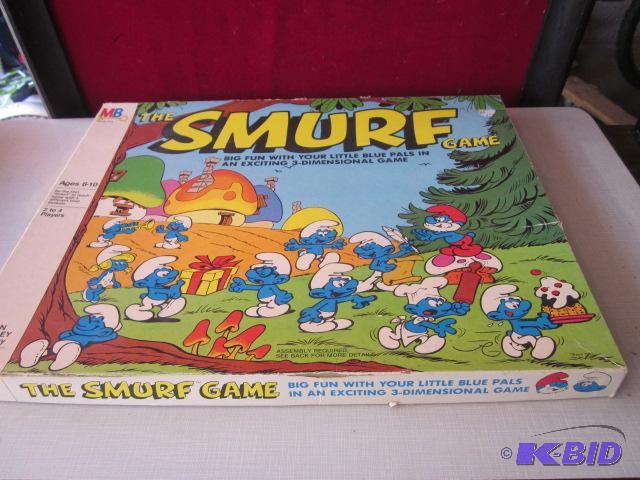 lot 73 image: Vintage 1981 Smurf Board Game. ...