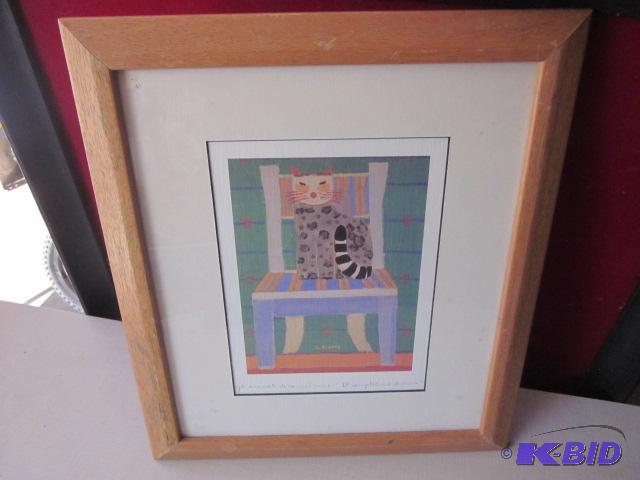 lot 98 image: Framed original art, signed L. Fiume....