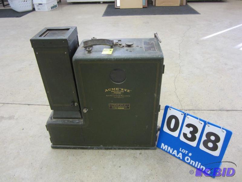 lot 00038 image: Antique ACME SVE Movie Projector