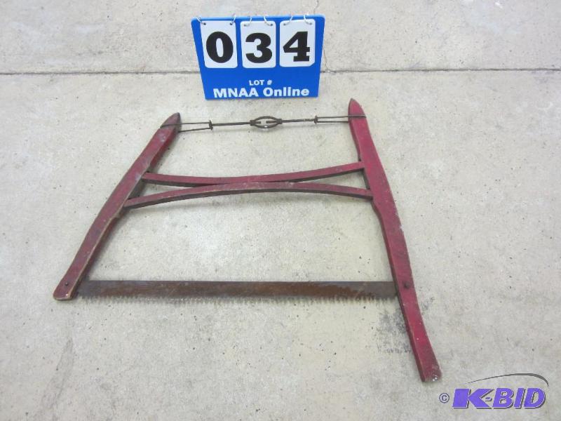 lot 34 image: Antique Bow Saw