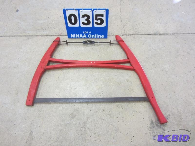lot 35 image: Antique E.C.A. & Co. Bow Saw