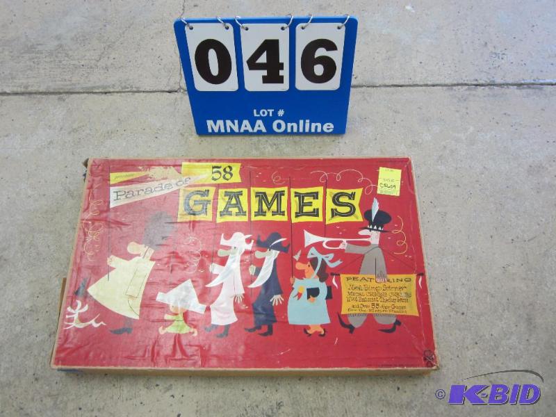 lot 46 image: Vintage Pressman Parade of 58 Games