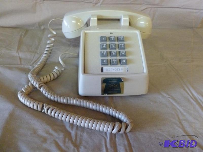 lot 120 image: Premiur touch tone desk top telephone....
