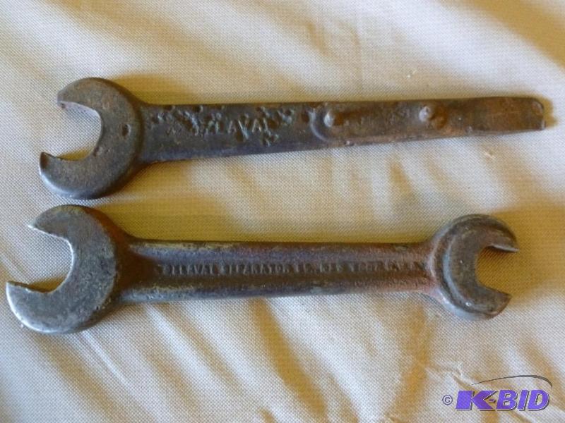 lot 130 image: Lot of two vintage Delaval&nbspSeparator Com...
