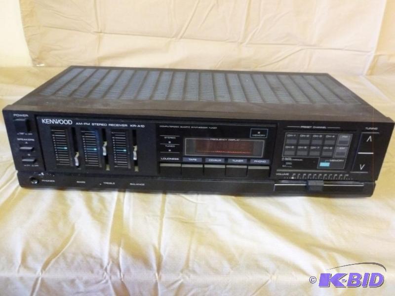 lot 132 image: Kenwood AM-FM Stereo Receiver Model KR-A10, c...